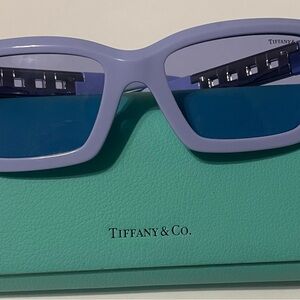 Tiffany & Co. True Sunglasses Design in Violet Acetate with Violet Lens